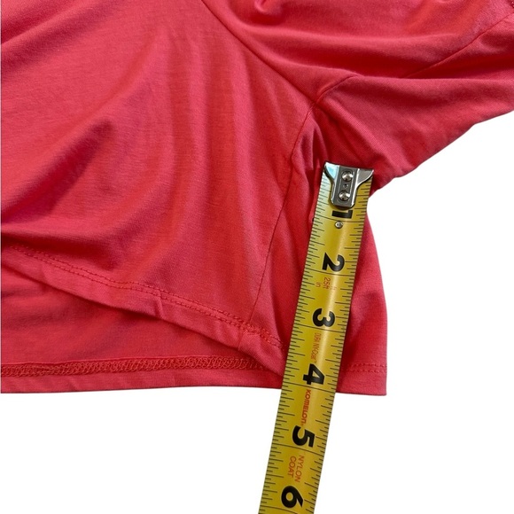 Torrid Coral Supersoft Elbow Sleeve Lace Shoulder Romper Size 2X 18/20 NWT - Picture 12 of 17